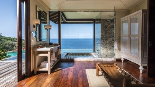 Bathroom of Hilltop Ocean-View Villa - SeyExclusive.com