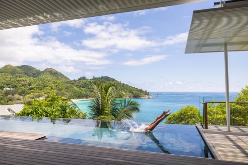 Hill Villa Pool  - SeyExclusive.com